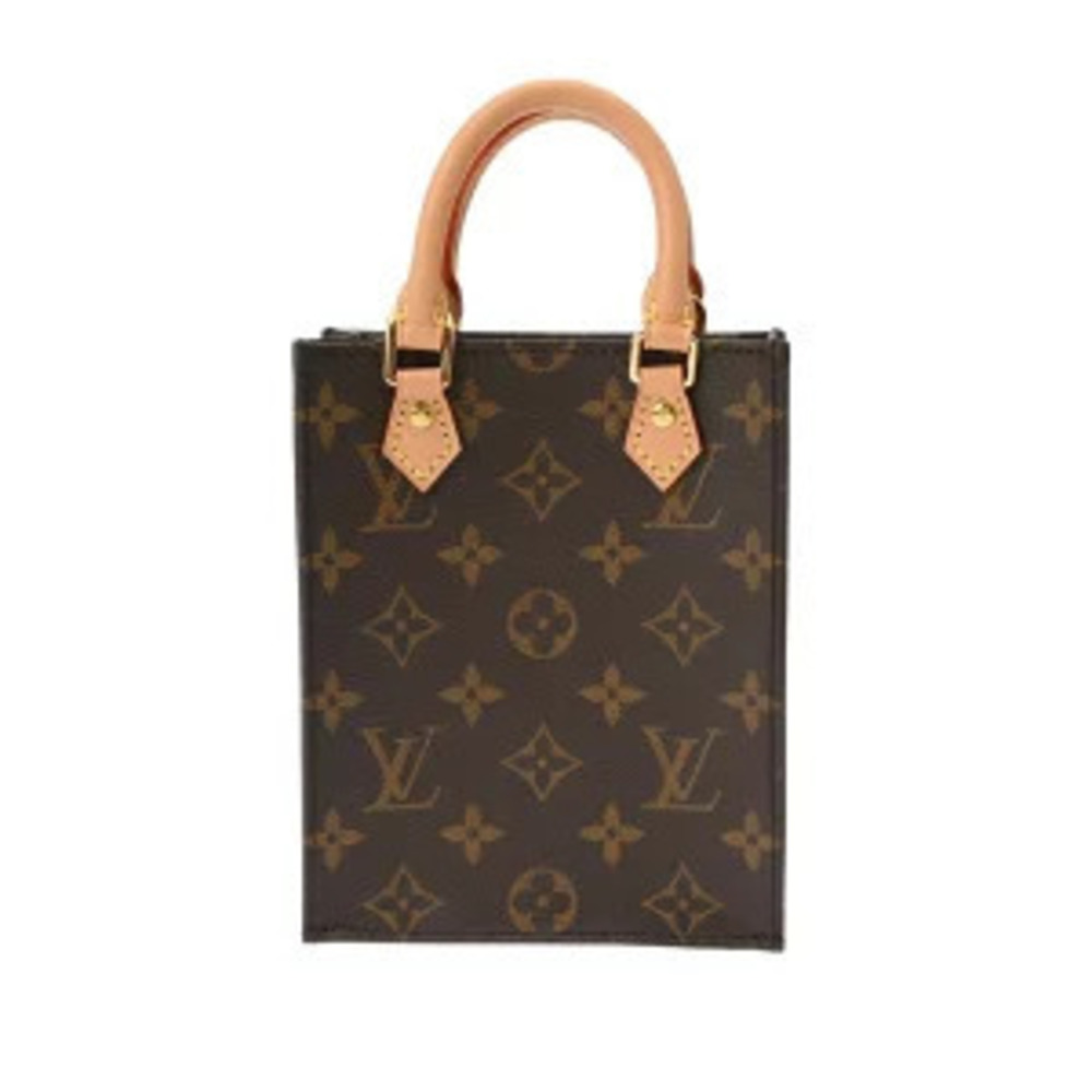 Louis Vuitton Monogram Brown Bag Canvas Sac Handbag Plat - Picture 2 of 7
